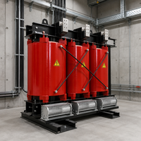 Transformateur triphasé sec YIDD YZC 35kV 480V 50/60Hz entièrement étanche, transformateur abaisseur direct usine