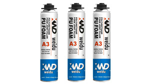 Schiuma sigillante poliuretanica WeiDu - Espandente, Isolante, Aerosol da 750ml, per Porte e Finestre, OEM, CE - Product Image 6