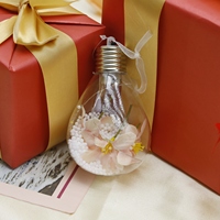 Décoration suspendue d'arbre de Noël de taille personnalisée de haute qualité boule de verre LED pour l'artisanat de fête de mariage