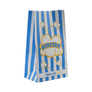 Bolsa de Papel para Palomitas de Maíz, Bolsa para Palomitas de Maíz para Fiestas y Picnic, Bolsa de Papel Kraft Laminado Grueso Resistente al Aceite, Bolsa para Envasado de Alimentos - Product Image 1