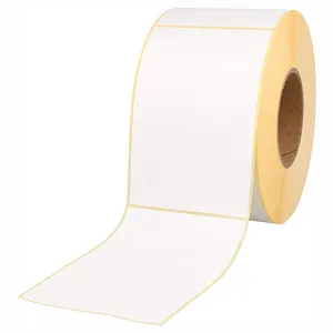 Dymo etiqueta adesiva para etiqueta branca, 4x6 polegadas, etiqueta térmica direta