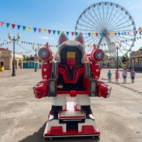 Leduole LT-5 Robot Électrique Intelligent Commercial d'Extérieur/Intérieur pour Enfants, avec Fonction de Conduite et de Marche, Radar Anti-Collision et Musique