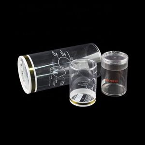 Tùy chỉnh thực hiện tái chế trong suốt PET/PVC/PP nhựa Vòng xi lanh hộp cho quà tặng bao bì - Product Image 2