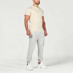 Camisetas Deportivas para Hombre con Logotipo Personalizado al por Mayor, Nuevo Diseño, Ropa Deportiva para Correr, 100% Algodón Orgánico, Tejido con Letras, Talla Personalizada - Product Image 3