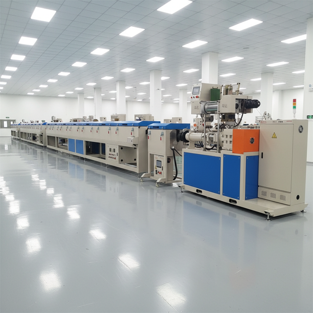 Automatic Full Line LED Strip Light Making Rubber Extruder Machine for PTFE/FEP/PFA/PVDF/Tubing Hose-140kg/h Output