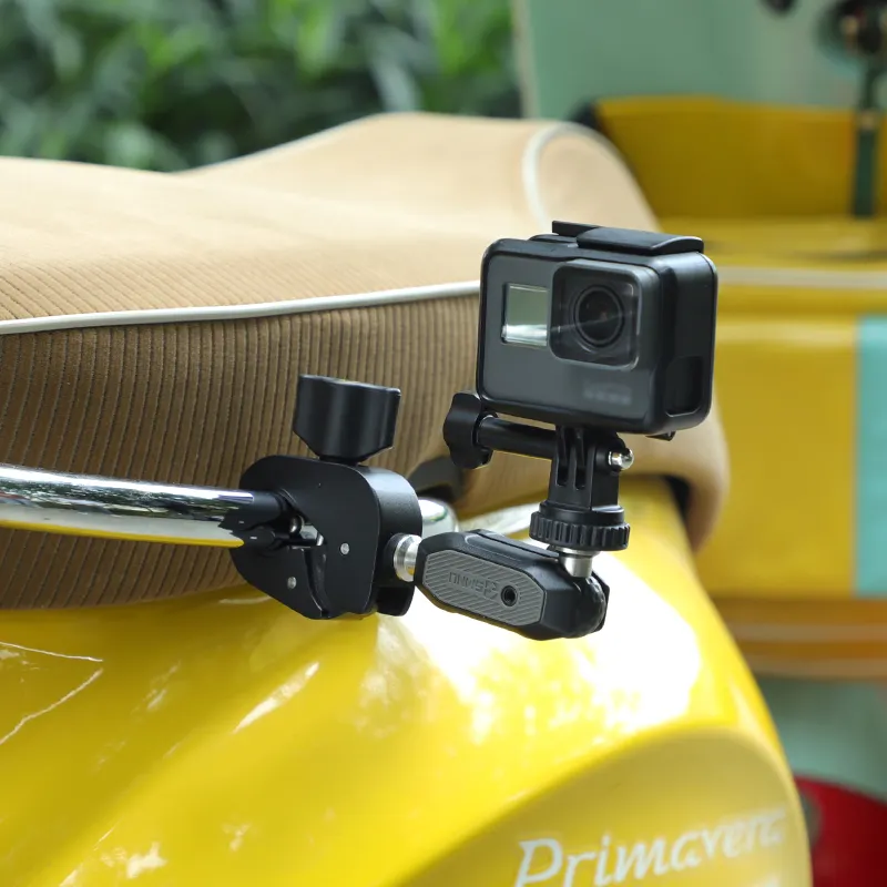 ตัวยึดกล้องกีฬา GoPro พายุ SMNU 360กลางแจ้งอุปกรณ์เสริมกล้องสำหรับมอเตอร์ไซค์