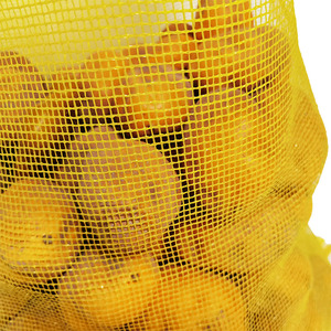 Sac en filet pour légumes en PP Leno, sacs en filet monofilament PP, sac en filet Raschel avec cordon de serrage - Product Image 6