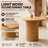 Ensemble de mobilier de restaurant écologique Ron Group : chaises en tissu, banquette en velours, table carrée ou ronde en bois sur mesure pour café