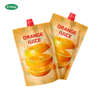 Pochette à bec verseur Pochette debout liquide réutilisable en plastique personnalisée avec bec verseur Emballage de jus de boisson aux fruits