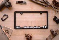 Plaque d'immatriculation de voiture de sublimation en plastique lisse de surface galvanoplastie personnalisée en gros avec logo imprimé