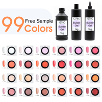 Nouveauté Gel d'extension des ongles Construction Gel Uv en Kg en vrac 1Kg/5Kg/10Kg Marque privée Gel de construction Gelée à 99 couleurs scintillantes
