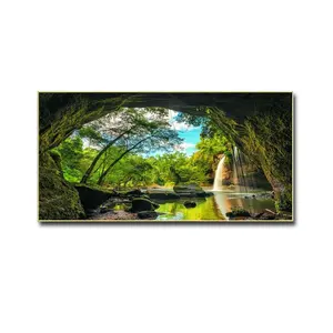 Custom Nature Landscape Canvas Wall Art Forest Scenery Poster Paintings And Wall Arts Home Room Decor