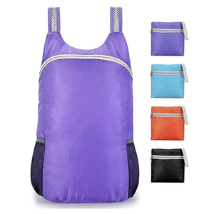 Customized Logo Fashion <b>Large</b> Capacity Lightweight Polyester Waterproof Feature Outdoor Travel <b>School</b> sport Folding <b>Backpack</b> - Product Image 1