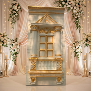 Nuevo Panel Decorativo de Fibra Artificial para Bodas, Fondo de Pared de Fibra de Diseño, Panel de Pared de Fibra Tallada Ligero - Product Image 6