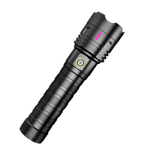 Linterna Táctica Recargable de 1200LM, LED de Aleación de Aluminio, Luz de Camping, Iluminación de Emergencia para Exteriores, Largo Alcance, Alta Intensidad - Product Image 1