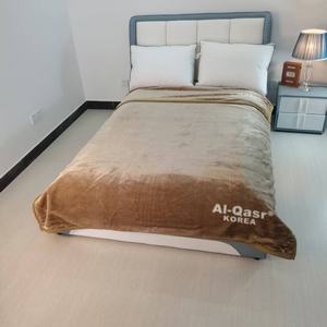 <span class=keywords><strong>Achat</strong></span> <span class=keywords><strong>groupé</strong></span> en gros de couverture raschel double couche épaissie 100% polyester polaire confortable multicolore pour les quatre saisons - Product Image 2