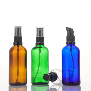 Sang Trọng Ưa Thích Rỗng Thủy Tinh Màu Xanh Lá Cây Tinh Dầu Huyết Thanh Chai 5Ml 10Ml 30Ml 50Ml 100Ml Bơm Lại Thủy Tinh Với Ống Nhỏ Giọt Và Bơm Phun - Product Image 5