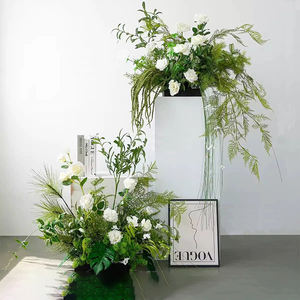 Gran oferta, plantas artificiales de flujo artificial navideño con flores, flores artificiales importadas de China - Product Image 1