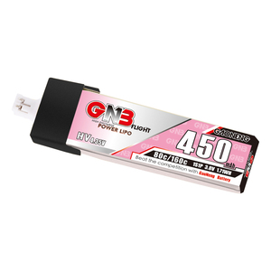 GAONENG GNB4501S80PHV 450mAh 3.8V 80C 160C PH2.0 Plastic Head RC LiPo <b>Battery</b> 300 Cycles LiCoO2 Cathode for FPV Quads HV - Product Image 1