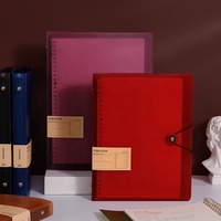 Nouveau Transparent PP rétro spirale classeur à feuilles mobiles étudiant bloc-notes promotionnel fournitures de papeterie personnaliser personnaliser