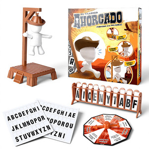 Jeu de société interactif magnétique Hangman : Puzzle de perles avec mots mystérieux pour les familles, en ABS, jeux de mots anglais, jouets - Product Image 3