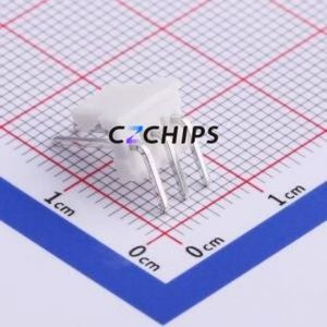 M2545R-03P Wire-to-Board Pin Header Bent Lead Through Hole,P=2.54mm Connector 1x3P 2.54mm Right Angle Insert 3P - Product Image 2