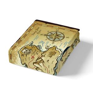 Đại Dương Hải Lý <span class=keywords><strong>Comforter</strong></span> Bìa Đặt Cổ Điển Cướp Biển Kho Báu Duvet Bìa Xương Thuyền Trưởng Bộ Đồ Giường Đặt Biển Phiêu Lưu Quilt Bìa - Product Image 3