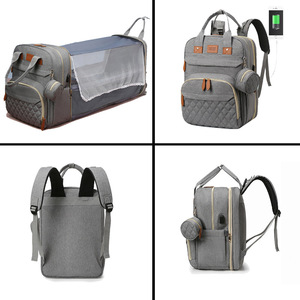 Lit de bébé pliant multifonctionnel transfrontalier portable haut de gamme léger pour extérieur en nylon avec fermeture éclair pour maternité et <span class=keywords><strong>nourrisson</strong></span> - Product Image 3