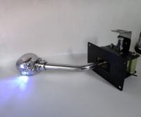 Manette de jeu JSJM pour simulateur de course arcade Dirty Driving, poignée de positionnement de vitesse, pièces de manette en métal en forme d'os croisés