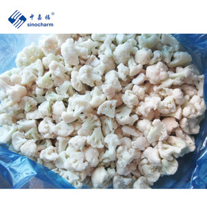 Sinoncharm Usine certifiée HALAL Prix de gros 1kg 3-5cm Légumes <span class=keywords><strong>IQF</strong></span> Chou-fleur blanc frais surgelés - Product Image 2