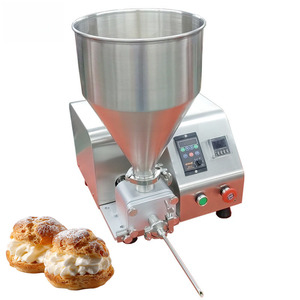 Machine de remplissage et de dépose de garniture pour pâtisseries, glaces, biscuits, beignets, mousses, gâteaux, pâtes à cupcakes et glaçages, idéale pour les petites boulangeries. - Product Image 3