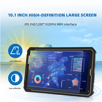 Resistente al agua 4G LTE Industrial Rugged Tablet IP68 10,1 pulgadas Rj45 Rs232 RFID QR Code Lector de código de barras de huellas dactilares Tablet Pc al aire libre