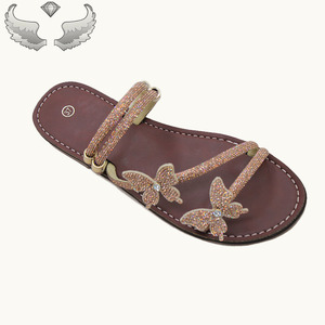 Nouvelles sandales et pantoufles d'été pour femmes, design décontracté, durables, respirantes, ornées de cristaux, légères, vente en gros - Product Image 3