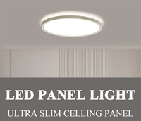 6 pouces 50,000 heures de temps de travail 12W Slim LED panneau lumineux encastré plafonnier Pot lumières pour bureau à domicile supermarché 5000K