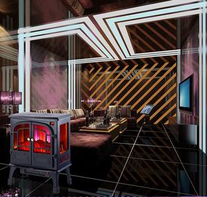 Calentador de <span class=keywords><strong>chimenea</strong></span> eléctrico para el hogar europeo, <span class=keywords><strong>estufa</strong></span> de aire caliente Vertical de llama simulada 3D, 2000W, protección contra sobrecalentamiento de bajo consumo - Product Image 5