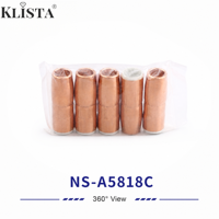 Buse de soudage MIG en cuivre NS-A5818C AccuLock S Series, buse de protection thermique, accessoires de soudage MIG résistants à la chaleur