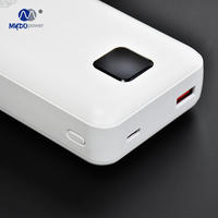Batterie externe 10000mAh 22.5W à charge rapide, batterie au lithium polymère, chargeur portable, batterie externe pour téléphone portable en plein air, vente en gros