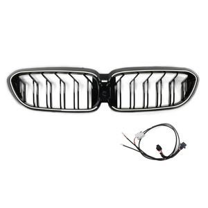 Griglia Anteriore a Doppio Rene TIYPEOR per <span class=keywords><strong>BMW</strong></span> Serie 5 G30 <span class=keywords><strong>G31</strong></span> 2017 - 2020 con Luce LED Integrata per Paraurti - Product Image 2