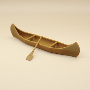 Modelo de canoa de micro-paisaje de arquitectura antigua, adorno decorativo para mesa de arena y jardín, pequeño adorno de escena en <span class=keywords><strong>miniatura</strong></span> - Product Image 4