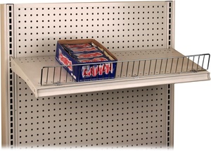 Estante para góndola al por menor, valla de alambre frontal, barandilla de estante resistente para frutas, alimentos frescos, tiendas minoristas - Product Image 2