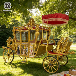 <span class=keywords><strong>Carruaje</strong></span> Eléctrico <span class=keywords><strong>Princesa</strong></span> Cenicienta 2024 <span class=keywords><strong>de</strong></span> 4 Ruedas y 1-3 Asientos para Bodas Reales y Turismo - Product Image 1