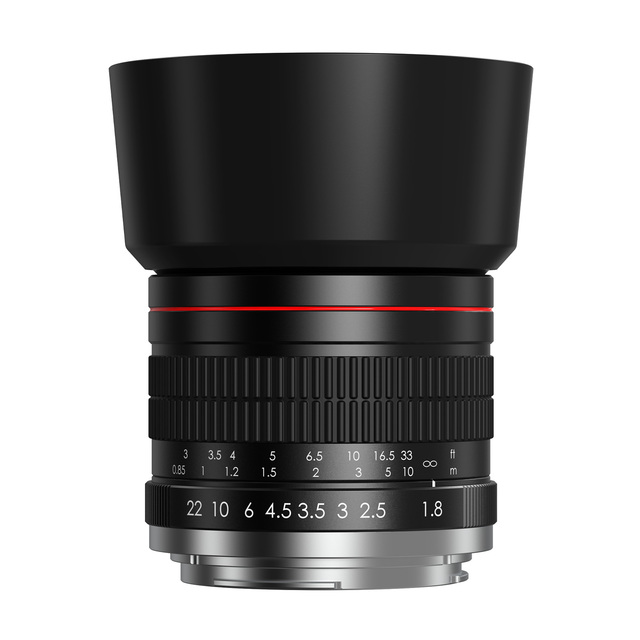 85mm F1.8 Portrait Lens - EF Lens for Canon Telephoto Manual Lenses Camera for EOS Rebel T8i T7i T7 T6 T6s T6i 90D 80D 77D Etc
