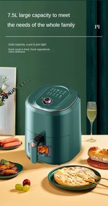 Freidora <span class=keywords><strong>de</strong></span> <span class=keywords><strong>aire</strong></span> eléctrica <span class=keywords><strong>de</strong></span> alta calidad, en stock, para el hogar, 7.5L, 1360w, saludable, antiadherente, sin aceite, la mejor para cocinar. - Product Image 4