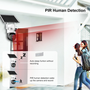Cámara de Seguridad WiFi Inteligente para Exteriores, Sistema de Alarma con <span class=keywords><strong>Sensor</strong></span> de <span class=keywords><strong>Movimiento</strong></span> Inalámbrico, Visión Nocturna en Color 1080P, Cámara CCTV para el Hogar, Comunicación Bidireccional - Product Image 6
