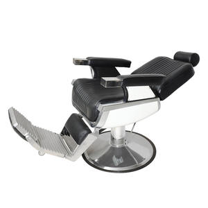 Chaise de barbier minimaliste, réglable en hauteur, élégante, pour salon de coiffure professionnel - Product Image 2