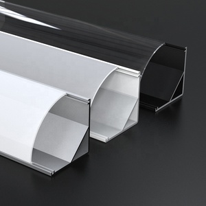 Profilo in Alluminio per Illuminazione LED, Strisce Luminose Personalizzabili per Angoli di Vetrine L090A - Product Image 3