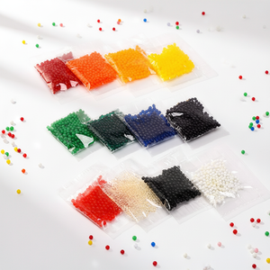 Perles de polymère <span class=keywords><strong>Orbeez</strong></span> 20000 pièces, arc-en-ciel, pour remplissage de vase, diffusion de parfum, bougie flottante, non toxique, pour plantation dans le sol cristallin - Product Image 1