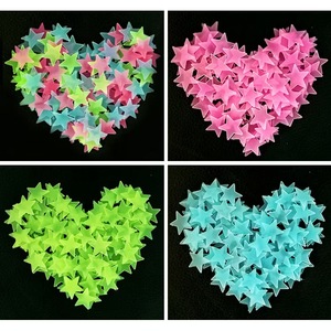 100pcs Fluorescent Glow in the Dark Stars Wall Stickers for Kids Rooms Decoration Livingroom Baby Bedroom Ceiling Home Decor - Product Image 3