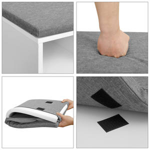 <span class=keywords><strong>VASAGLE</strong></span> Meuble d'entrée pour la maison, organisateur moderne, <span class=keywords><strong>banc</strong></span> à chaussures, armoire à chaussures, étagères de rangement avec <span class=keywords><strong>banc</strong></span> - Product Image 6