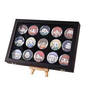 Anime Badge Storage Box Rectangle Standing Type Covered Figurine Display <b>Case</b> - Product Image 2